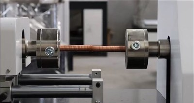 Torziós vizsgálat 16 mm-es rézrúdhoz